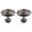 Mahogany, variant on Urbanest Urbanest Set of 2 Large Swirl Drapery Medallion Holdback, Burnt Gold