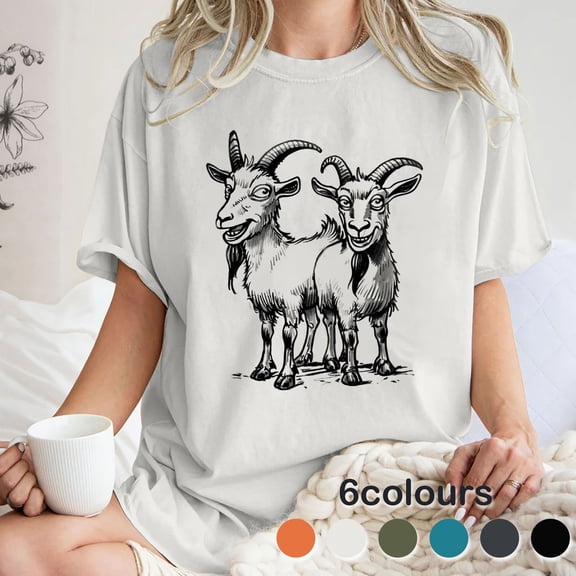 CHUMUD Oversize T Shirts for Women Short Sleeve Crew Neck Print Tees Summer Casual Loose Fit