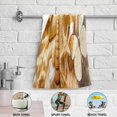 thumbnail image 4 of Sea Shells Starfish Butterfly Kitchen Hand Towels 2 PCS, Summer Beach Fingertip Bath Towels Ultra Soft and Highly Absorbent, Decorative Face Towels Dish Washcloths, 28.3"x14.4", 4 of 4
