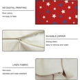 thumbnail image 3 of Memorial Day Pillow Covers 12 x 20 Inch Set of 4 Independence Day American Flag Throw Pillow Case 4th of July Patriotic Star Decorative Outdoor Case Red for Home Couch Sofa Bed, 3 of 6