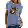 thumbnail image 1 of Elegante blusa de manga corta con cuello redondo y manga abullonada para mujer OAVQHLG3B Store  lin121212, 1 of 5