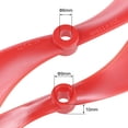 thumbnail image 3 of Hélices RC 1245 12x4.5 Pulgadas CW CCW 2-Pala para Quadcopter Multirotor Negro Rojo 4 Pares con Anillos Adaptadores, 3 of 4