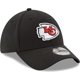 thumbnail image 3 of Gorra New Era NFL 39THIRTY Kansas City Chiefs negra S/M, 3 of 6