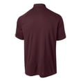thumbnail image 6 of Yellow Rooster Mens PosiCharge Micro-Mesh Colorblock Polo Maroon/ White S, 6 of 8