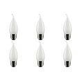 thumbnail image 2 of 4W CA10 LED - Frost - Medium base - 90 CRI - 2700K - 120V - 6-Pack, 2 of 6