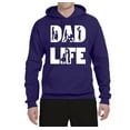 thumbnail image 2 of Wild Bobby,Dad Life Kids Father Husband Best Dad Gift, Father's Day, Unisex Graphic Hoodie Sweatshirt, Purple, Large, 2 of 3