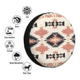 thumbnail image 6 of DouZhe Waterproof Spare Tire Cover, Vintage Aztec Ethnic Style Colorful Prints Adjustable Wheel Covers Fit for Jeep Trailer RV SUV Car, 16 inch, 6 of 7