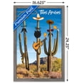 thumbnail image 3 of Cactus -Tres Amigos Wall Poster, 14.725" x 22.375", Framed, 3 of 5