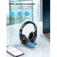 thumbnail image 5 of TECKNET Bluetooth Trucker Headset, Single and Dual Ear Wireless Headset with Mic for Work Noise Cancelling, 50Hrs 3 EQ Music Modes Trucker Bluetooth Headset for PC, Drivers, Office, Call Center Work, 5 of 5