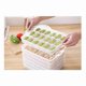thumbnail image 2 of Refrigerator Fresh-keeping Plastic Storage Case Four Layers Portable Dumpling Box Container Holder Organizer (Random Color), 2 of 2