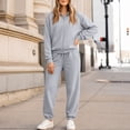 thumbnail image 5 of Evdexr Sweatsuits for Women 2 Piece Outfits Long Sleeve Hooded Zip Up Hoodie & Sweatpants Lounge Set Fall 2026 Drawstring Lounge Travel Tracksuits with Pockets M, 5 of 6