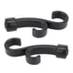 thumbnail image 1 of Curtain Rod Finials Black Double Hook Decorative Head Dining .4x7.1cm 2Pcs, 1 of 3