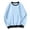 Blue Sweatshirts 1PC, variant on MEZZALL Women Sweatshirts Solid Color Long Sleeve Daily Home Outdoor Workout Crewneck Tops Basic Trendy Pullover