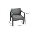 thumbnail image 3 of Tortuga Outdoor Lakeview Aluminum Club Chair w/ Navy Cushion, 3 of 6