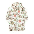 thumbnail image 6 of Xoenoiee Cute Sloth Pattern Girls Zip Up Hoodie Kids Casual Hooded Sweatshirts Hoody with Pockets Boys Teen Long Sleeve Fall Jacket Outfits Trendy Clothes Pullover Top, X-Large, 6 of 7