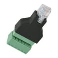 thumbnail image 1 of Ethernet RJ12 6P6C Male to 6 Pin Screw Terminals Adapter Connector, 1 of 8