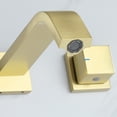 thumbnail image 6 of Three Hole Bathroom Sink Faucet, Two Knob Handle Solid Brass Basin Faucet, 6 of 8