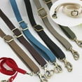 thumbnail image 1 of Correa para bolso dorada, accesorio de lona de algodón ajustable de 12 mm de ancho, diagonal para bolso con hebilla de langosta, 1 of 5