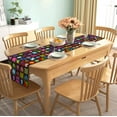 thumbnail image 2 of Kentucky Derby Table Runner Jockey Horse Racing Decoration Farmhouse Home Dining Room Kitchen Table Decor (13.8" x 71"), 2 of 5
