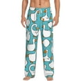 thumbnail image 2 of Goofa Cartoon Funny Goose Printed Soft Pajama Pants for Men, Wide Leg Comfy Casual Lounge Yoga Pants-X-Large, 2 of 9