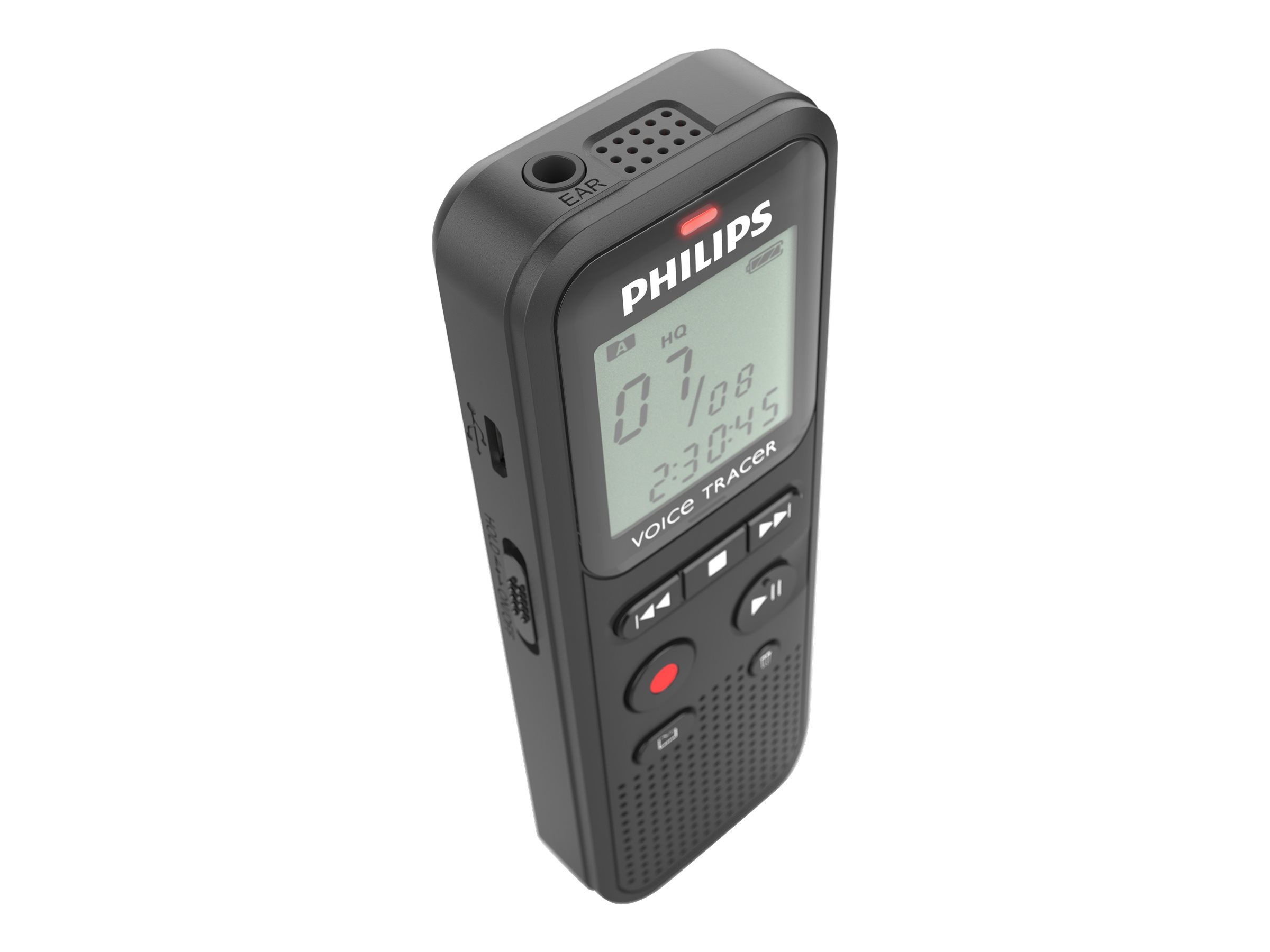 Philips Voice Tracer DVT1150 - Voice recorder - 4 GB - black - image 3 of 7