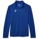 thumbnail image 1 of ASICS Mens Solid Henley Shirt blue XS, 1 of 2