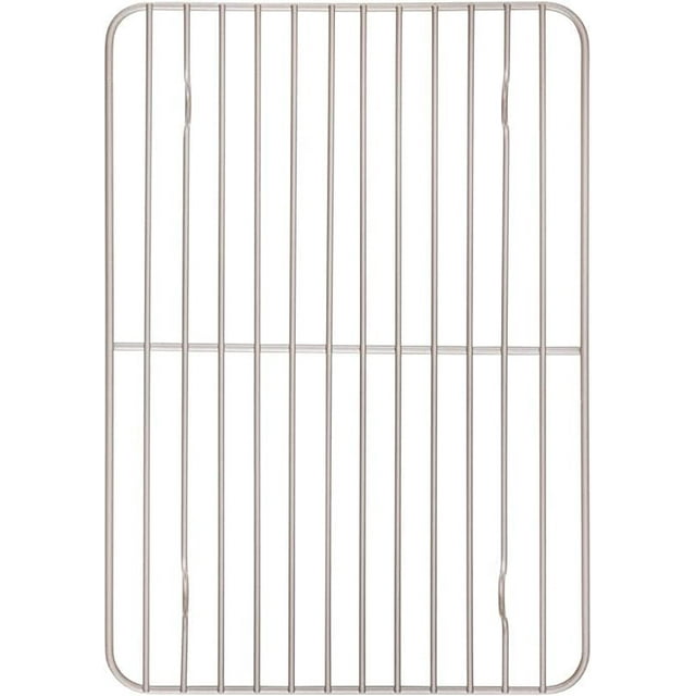 CUITING Baking Sheet with Wire Rack Set 16” x 12” - Single Set w/ Half Sheet Pan & Stainless Steel Oven Rack for Cooking