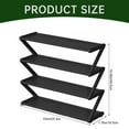 Clearance! Hewann 4 Tier Stainless Steel Shoe Rack Organizer Easy to