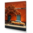 thumbnail image 2 of Designart "Heritage Of Cuban Cars In Orange" Cuba Canvas Wall Art, 2 of 7