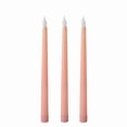 thumbnail image 2 of BalsaCircle 3 Blush 11" LED Taper Flameless Candles Lights Wedding Reception, 2 of 8