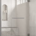 thumbnail image 5 of Brixwell TB-18BTB-SA 18 Inches Center To Center Standard Tubular Shower Towel Bar Back to Back Mount Without Washers Satine, 5 of 6