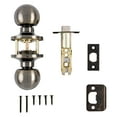 thumbnail image 4 of Brinks Passage Hall/Closet Classic Ball Style Doorknob, Antique Brass Finish, 4 of 11