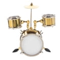 thumbnail image 2 of Drum Model Ornament for Home Desk Decor with Fine Details and Metal Craftsmanship 1 Set, 2 of 5