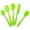Green, variant on 5-Piece Silicone Spatula Set, Heat Resistant up to 448°F, Rubber Spatula, Seamless Spatulas, Non-Stick Kitchen Utensils for Baking, Cooking, and Mixing, Dishwasher Safe