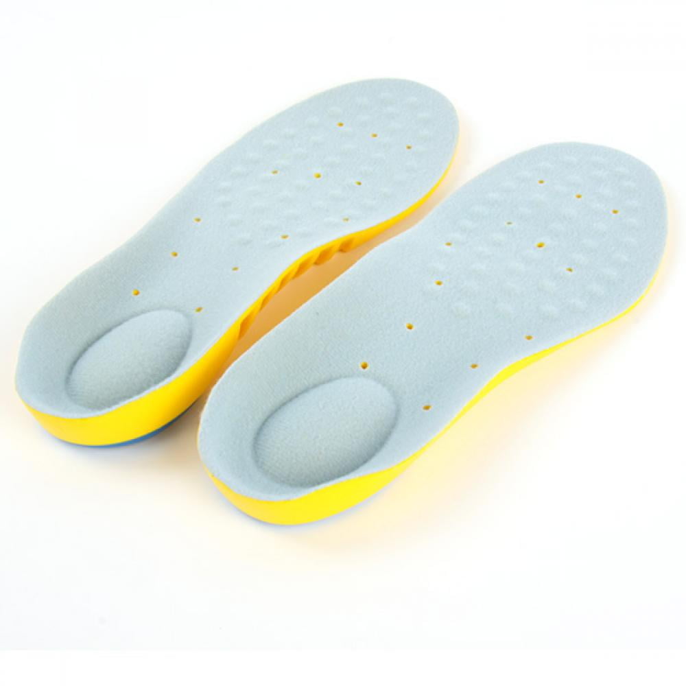 ZHIYE Elastic Shock-absorbing Height Increasing Sports Shoe Insole Soft Memory Foam Breathable Honeycomb Orthotic Replacement Insoles Men Women 