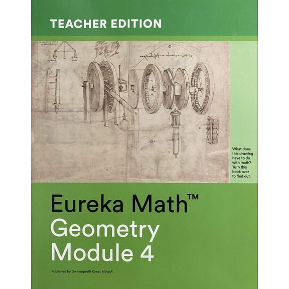 Pre-Owned Eureka Math, Geometry Module 4, Teacher Edition, c. 2015 9781632556363, 1632556367