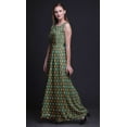 thumbnail image 4 of Bimba Ikat Robe Longue Décontractée Sans Manches à Col Rond pour Femmes, Imprimée - X-Grand, 4 of 6