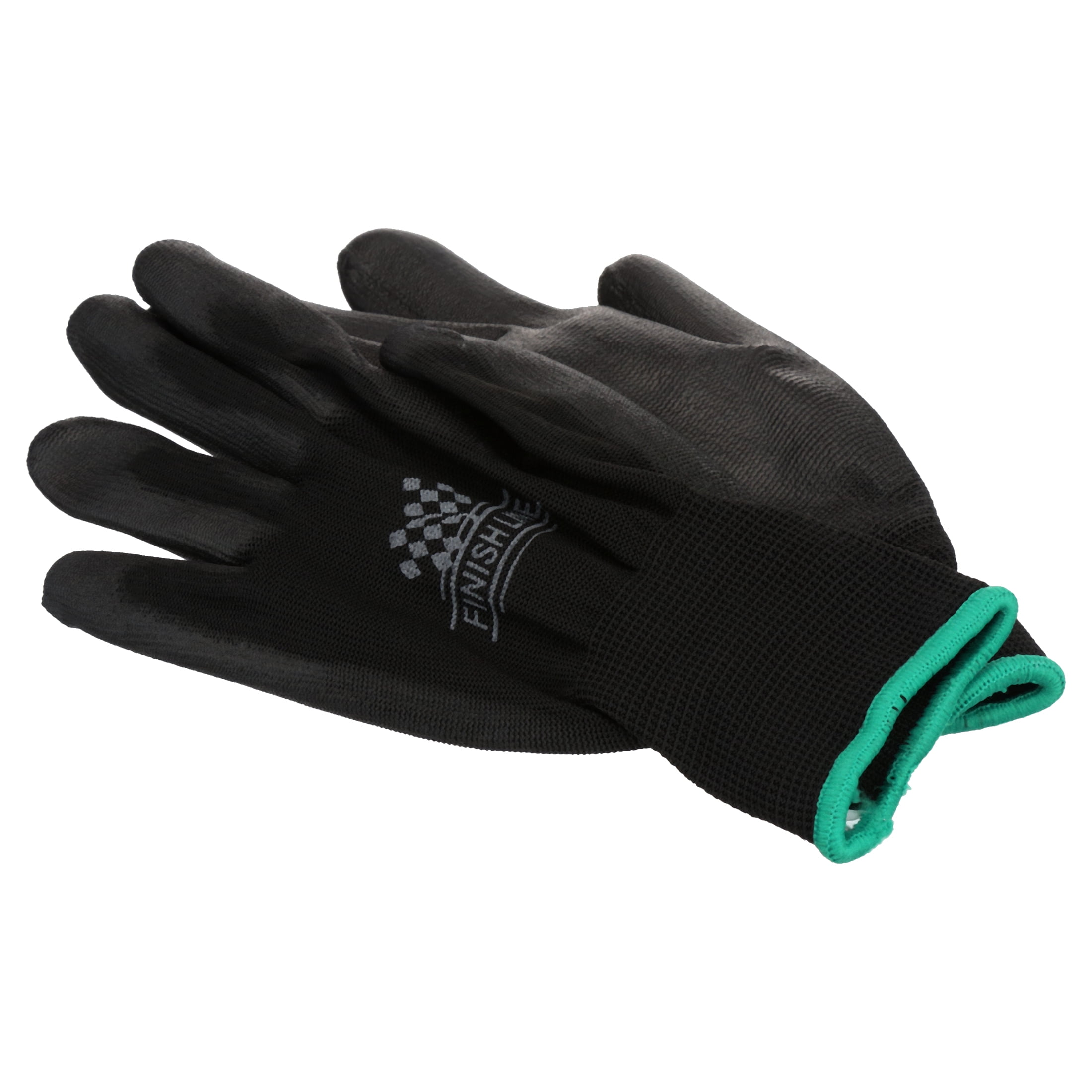 Sticky Glove Mechanic's Glove with Silicone Tread Grip, M / Lime