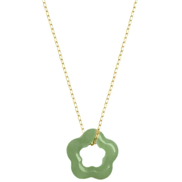 Simple on sale jade necklace