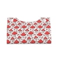 thumbnail image 3 of Picia Amanita Red Mushroom Pattern Long Tissue Box Cover,PVC Leather Triangle Holder,Tissue Box Holder with Magnetic Bottom,Facial Paper Organizer Dispenser-7.9"X4.9"X4.5", 3 of 9