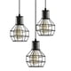 thumbnail image 1 of Lámpara colgante estilo loft industrial retro, lámpara de cesta de metal vintage negra con casquillo E26, lámpara colgante industrial para cafetería, bar y club, 1 of 5
