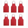 thumbnail image 3 of LELINTA Women Party Cooking Apron Kitchen Overalls Apron Waterdrop Cooking Bib Baking Apron 2 Pockets For Kitchen Work Apron -Black, 3 of 3