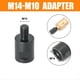 thumbnail image 5 of 4 Piezas M14 M10 5/8 Pulgadas-11 Adaptador Amoladora Angular Adaptador Convertidor de Rosca Conector de Eje Pulido para Brocas Perforadora, 5 of 5