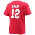 thumbnail image 3 of Men's Fanatics Tom Brady Red Tampa Bay Buccaneers Big & Tall Player Name & Number T-Shirt, 3 of 3