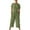 Green, variant on gakvbuo Jumpsuits For Women Summmer Dressy Wedding Women's Casual Loose Pocket Strap Cotton And Linen Jumpsuit Short Sleeve Sling Jumpsuitit