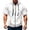 D1-White911, variant on Puliio Men's Short Sleeve Full Zip Multi Pocket Hooded Lightweight Hooded Outdoor Dailywear Sweat Top