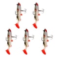 thumbnail image 1 of 5pc Señuelos Vívidas Cebos Bndos 3D Ojos Atractivo Agarre Captura Grandes Sunnimix Pesca de cebos artificiales, 1 of 8