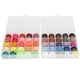 thumbnail image 1 of Emoshayoga Hilo de Coser de Bricolaje, Hilos de Coser de Poliéster Bordado de Alta Velocidad Color Brillante con una Caja de Carrete Transparente para la Familia para la Fábrica de Prendas de Vestir, 1 of 5