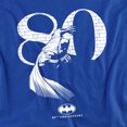 thumbnail image 2 of Batman 80 Wall Women's T Shirt, Royal, Small, 2 of 6