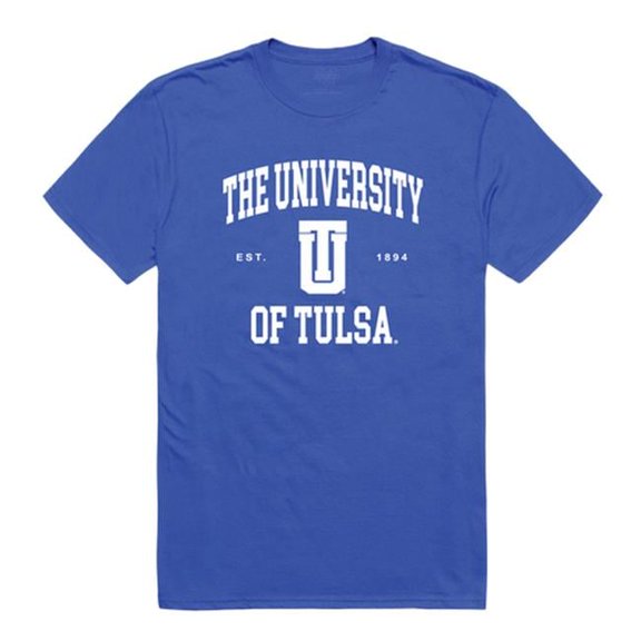 W Republic 526-249-RYL-05 The University of Tulsa Seal T-Shirt, Royal - 2XL